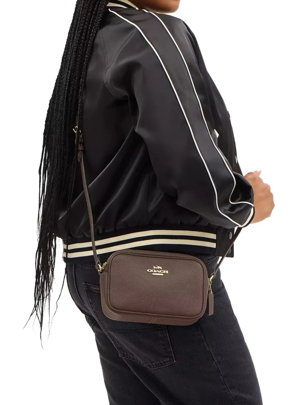 Coach Mini Jamie Camera Bag in Gold/Dark Stone